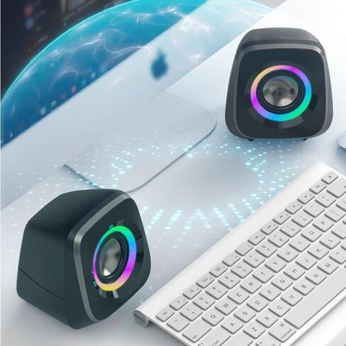 Small Speaker Computer Audio Desktop Gaming Speaker Desktop Laptop Wired Home in Saudi Arabia