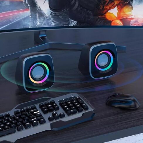 Small Speaker Computer Audio Desktop Gaming Speaker Desktop Laptop Wired Home in Saudi Arabia