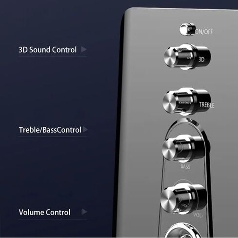 مكبرات صوت الكمبيوتر المنزلي نظام المسرح PC Bass SPECTER MUSIC MUSION MUSION FOR Boombox Desktop (E) in Saudi Arabia