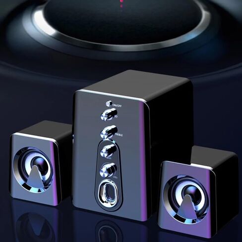 مكبرات صوت الكمبيوتر المنزلي نظام المسرح PC Bass SPECTER MUSIC MUSION MUSION FOR Boombox Desktop (E) in Saudi Arabia