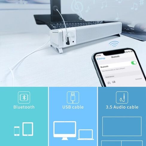 مكبر صوت سطح مكتب الكمبيوتر التناظرية 7.1 قناة HIFI مكبر صوت ميكروفون محمول 5.0 in Saudi Arabia