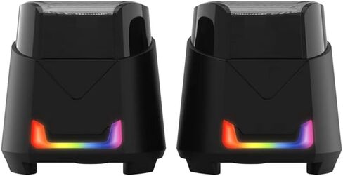 مكبرات صوت الكمبيوتر aux 3.5mm RGB سلكية مكبر صوت مضخم صوت محيط in Saudi Arabia