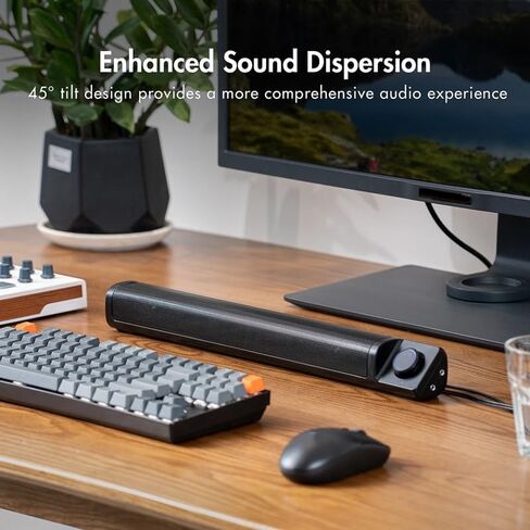 مكبرات صوت الكمبيوتر PC Sound Bar مكبر صوت محمول لجهاز الكمبيوتر المحمول لمراقبة سطح المكتب in Saudi Arabia