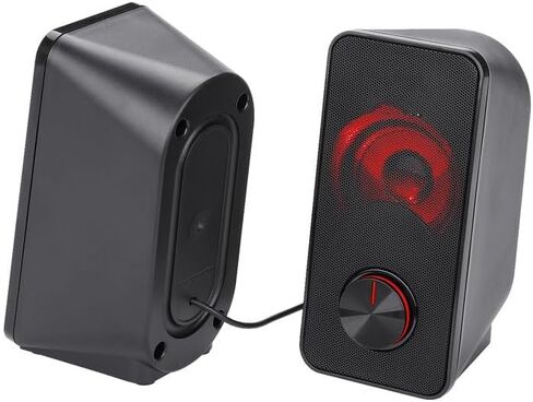 Mameing Speaker 2.0 قناة ستيريو سطح المكتب المكتب للكمبيوتر للكمبيوتر للكمبيوتر كمبيوتر محمول مكبرات الصوت التلفزيونية in Saudi Arabia