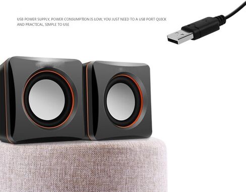 Mini Office Small Speaker Laptop Desktop Computer Speaker with Subwoofer Home Desktop Small Speaker in Saudi Arabia