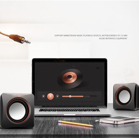 Mini Office Small Speaker Laptop Desktop Computer Speaker with Subwoofer Home Desktop Small Speaker in Saudi Arabia