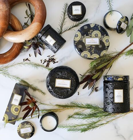 Voluspa 3 Wick Tin Candle - Apple Blue Clover for Unisex - 12 oz Candle in Kuwait