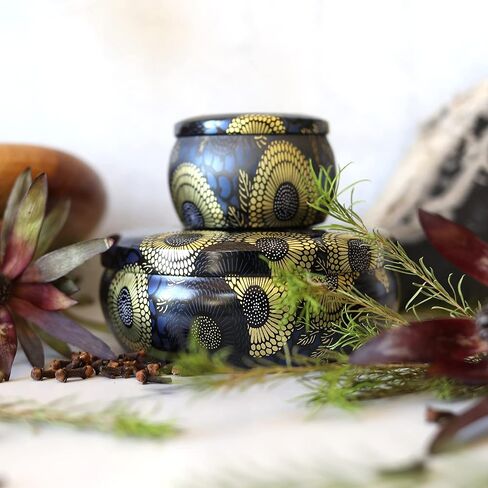 Voluspa 3 Wick Tin Candle - Apple Blue Clover for Unisex - 12 oz Candle in Kuwait