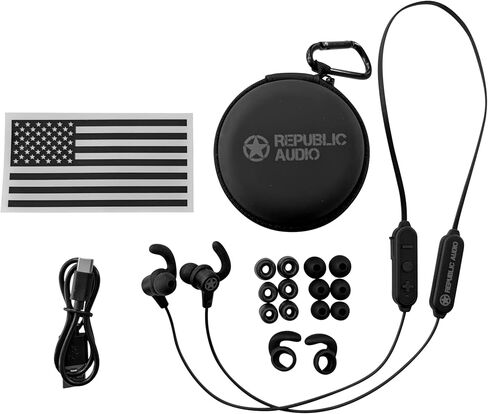 صدى ألفا 1 | عمر البطارية على مدار 24 ساعة | خفيف الوزن | Neckband Bluetooth أذن (أسود) | علامة تجارية أمريكية تم تصميمها للتعامل مع المزيد من الممثلين والمزيد من الأميال والمزيد من الحياة in Saudi Arabia
