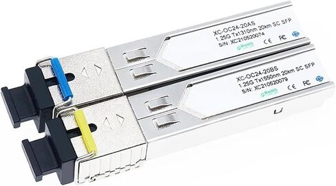 SC SFP Connector ، وحدة الألياف البصرية ، Gigabit ، Gigabit ، التبديل 1310/1550nm (3 زوج 20 كم) in Kuwait