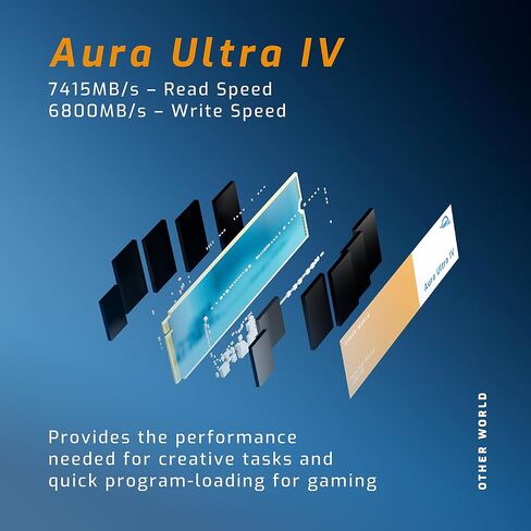 OWC 2TB AURA Ultra IV PCIE 4.0 NVME M.2 2280 SSD Internal Solid State Drive متوافق مع متوافق مع Lenovo Thinkbook 14 G2 14 G3 14 G4 14-IIL 14S Yoga in Saudi Arabia