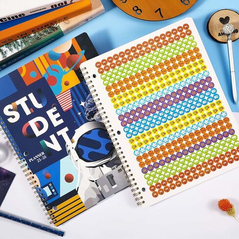 Student Planner 2024-2025 - Weekly & Monthly School Planner from JULY 2024 - JUNE 2025, 9'' x 11'', School Planner with Twin-Wire Binding, Stickers in Saudi Arabia