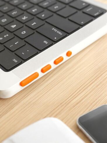21 Pcs USB Port Cover, Silicone Anti Dust Cover Dust Plugs Caps(Orange) in Saudi Arabia