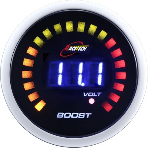 RACETECH 52mm Blue LED Display Electrical LED Gauge/Oil Pressure/Volt Gauge(W/Sensor) in Kuwait