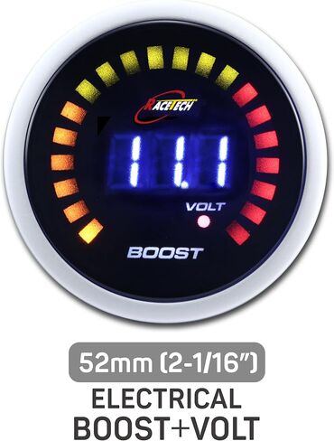 RACETECH 52mm Blue LED Display Electrical LED Gauge/Oil Pressure/Volt Gauge(W/Sensor) in Kuwait