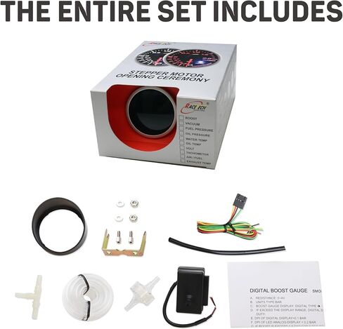 RACETECH 52mm Blue LED Display Electrical LED Gauge/Oil Pressure/Volt Gauge(W/Sensor) in Kuwait