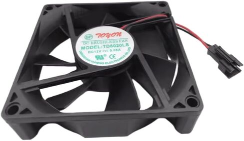 ل TD8020LS DC12V 0.08A 8cm 80x80x20mm مروحة تبريد الثلاجة in Saudi Arabia