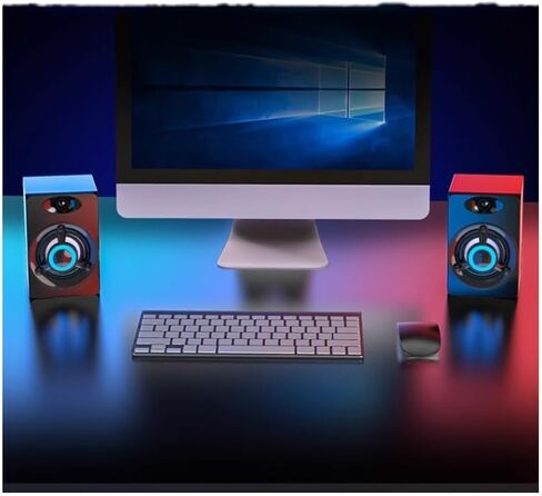 جهاز كمبيوتر سطح المكتب Mini Mini Mini Small Speaker Laptop Small Home Home Multimedia Active Impact Speaker (D) in Saudi Arabia