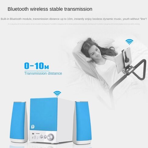 Multimedia Active Subwoofer Stereo Home Laptop HiFi Speaker Desktop Speaker in Saudi Arabia