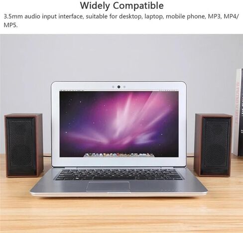 Computer Speakers Desktop Speaker Powered Speake Surround Laptop Speaker Multimedia Loud Speaker(D) in Saudi Arabia