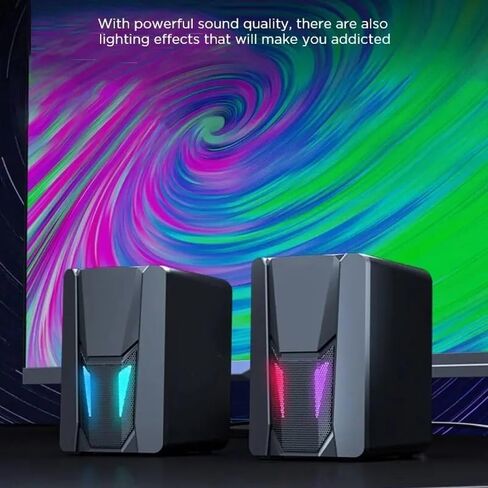 Computer Desktop Luminous Sound Laptop Desktop Computer Mobile Phone Universal Speaker in Saudi Arabia