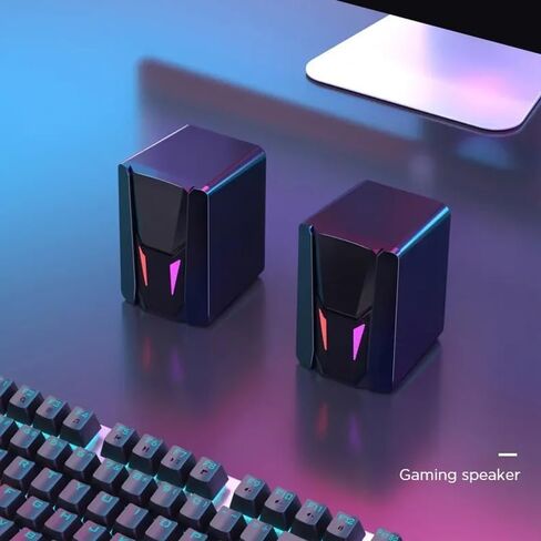 Computer Desktop Luminous Sound Laptop Desktop Computer Mobile Phone Universal Speaker in Saudi Arabia