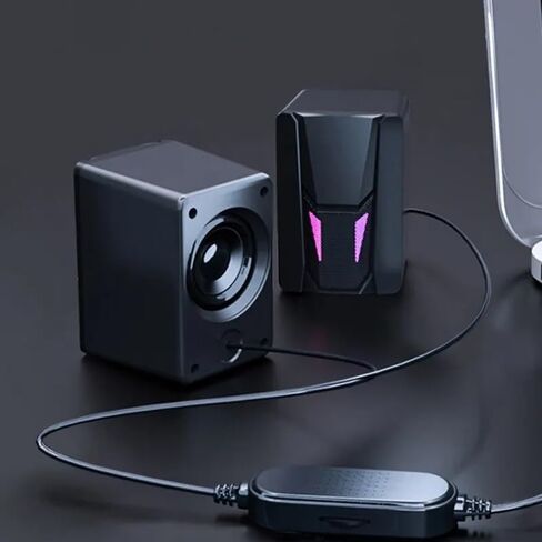 Computer Desktop Luminous Sound Laptop Desktop Computer Mobile Phone Universal Speaker in Saudi Arabia