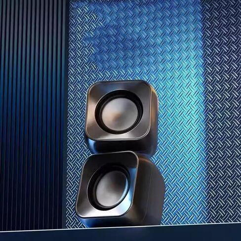 Computer Audio Desktop Home Wired Small Speaker Desktop Subwoofer(E) in Saudi Arabia