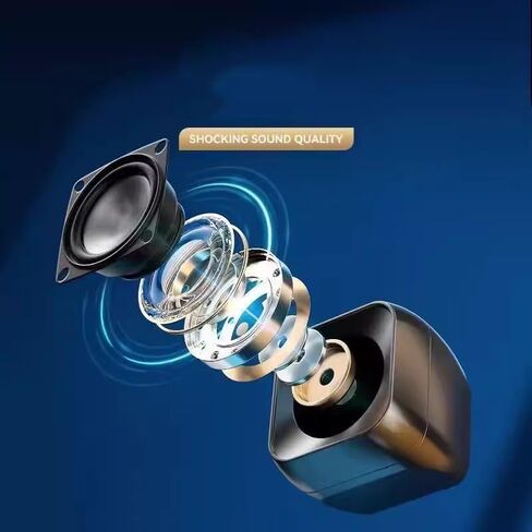 Computer Audio Desktop Home Wired Small Speaker Desktop Subwoofer(E) in Saudi Arabia