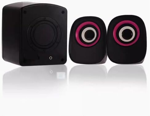 Computer Audio Desktop Home Speaker Laptop Heavy Subwoofer Wired Small Mini Desktop Speaker(D) in Saudi Arabia