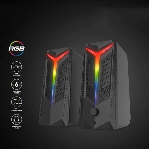 مكبرات الصوت السلكية سعة 3.5 مم من مكبرات الصوت Stereo Profese for Music Game Abspeakers PC PP Phone TV in Saudi Arabia