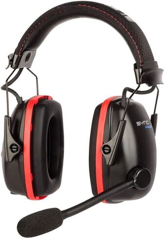 Honeywell Sync Digital AM/FM/MP3 Radio Earmuff (RWS-53012), Red in Saudi Arabia