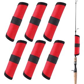 6 أجهزة كمبيوتر أغطية لصيد الأسماك ، أغطية إغراء الصيد ، لفائف إغراء لقضيب الصيد ، تلتف العتاد الأساسي للصيادين هدية in Kuwait