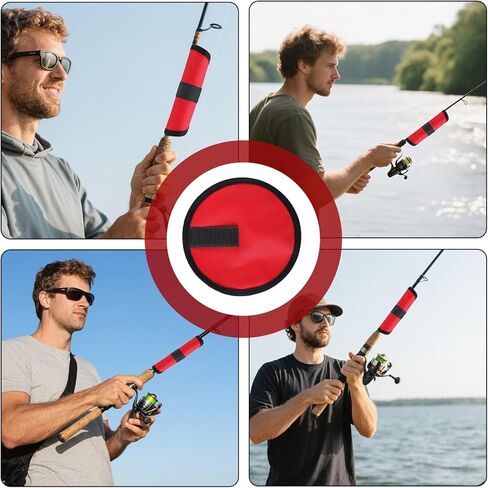 6 أجهزة كمبيوتر أغطية لصيد الأسماك ، أغطية إغراء الصيد ، لفائف إغراء لقضيب الصيد ، تلتف العتاد الأساسي للصيادين هدية in Kuwait