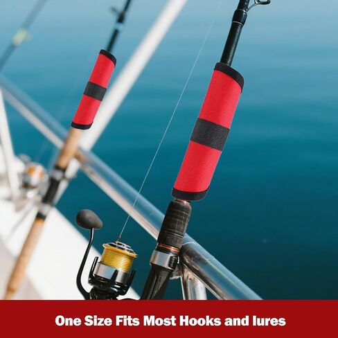 6 أجهزة كمبيوتر أغطية لصيد الأسماك ، أغطية إغراء الصيد ، لفائف إغراء لقضيب الصيد ، تلتف العتاد الأساسي للصيادين هدية in Kuwait