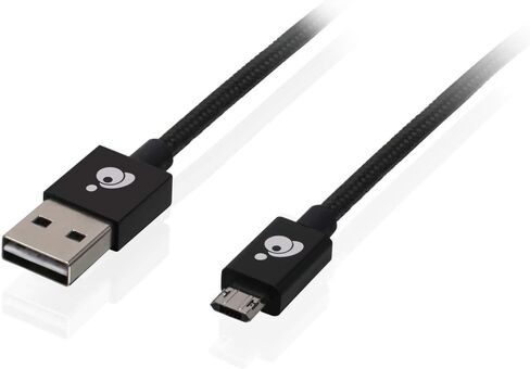 Iogear Charge & Sync Flip Pro ، USB القابل للعكس إلى كابل USB Micro القابل للعكس ، 3.3 قدم ، GAMU01 in Saudi Arabia