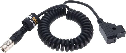 الزاوية اليمنى hirose 4pin ذكر إلى D-tap ل Zoom F4/F8/F8N الأجهزة الصوتية 633/644/688/788T ملفوف ملفوف in Kuwait