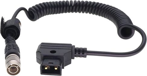 الزاوية اليمنى hirose 4pin ذكر إلى D-tap ل Zoom F4/F8/F8N الأجهزة الصوتية 633/644/688/788T ملفوف ملفوف in Kuwait