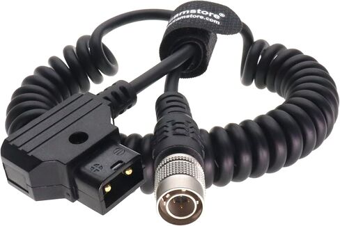 الزاوية اليمنى hirose 4pin ذكر إلى D-tap ل Zoom F4/F8/F8N الأجهزة الصوتية 633/644/688/788T ملفوف ملفوف in Kuwait