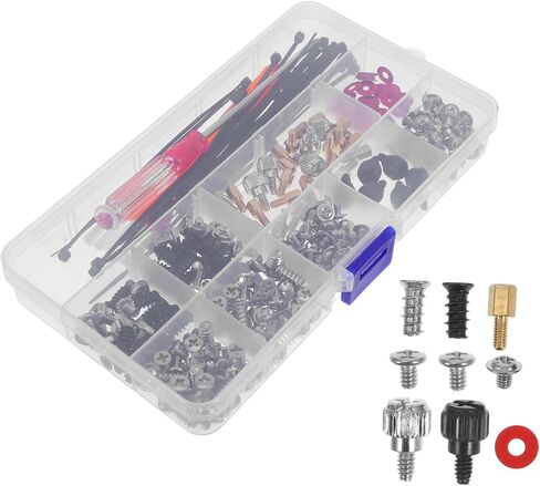 Zerodeko 332PCS Computer Procks Kit لجهاز الكمبيوتر المحمول وسطح المكتب بإصلاحات الاستبدال متعددة الاستخدامات لمحرك الأقراص الصلبة للوحة الأم وصيانة المروحة تشمل الأجهزة in Kuwait