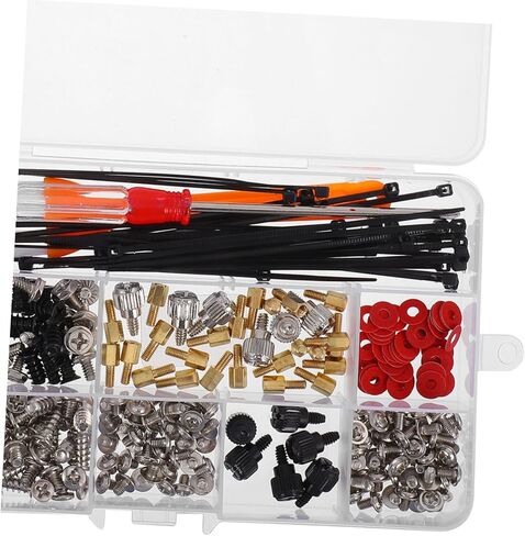 Zerodeko 332PCS Computer Procks Kit لجهاز الكمبيوتر المحمول وسطح المكتب بإصلاحات الاستبدال متعددة الاستخدامات لمحرك الأقراص الصلبة للوحة الأم وصيانة المروحة تشمل الأجهزة in Kuwait