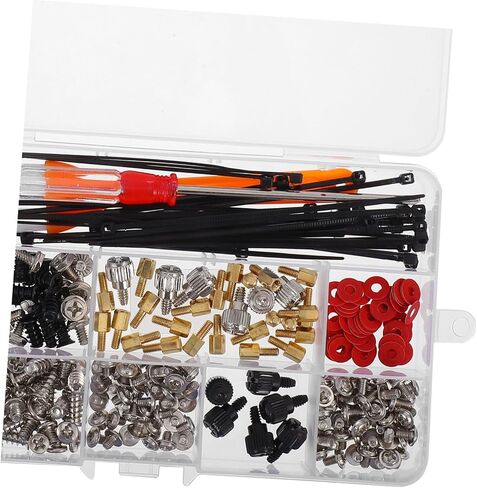 Cabilock Assorted Computer Screws 332pc Screw Assortment Kit for Motherboard Fan Repair in Saudi Arabia