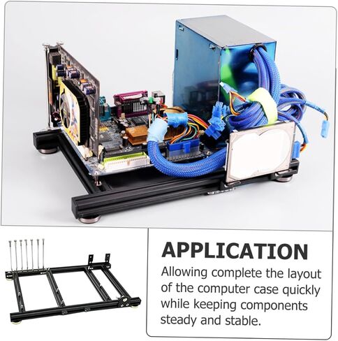 ATX Computer Case Design for Storage Bracket Supports Standard Power Supply ATX Motherboard Efficient Heat Dissipation for Custom Builds in Saudi Arabia