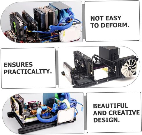 ATX Computer Case Design for Storage Bracket Supports Standard Power Supply ATX Motherboard Efficient Heat Dissipation for Custom Builds in Saudi Arabia