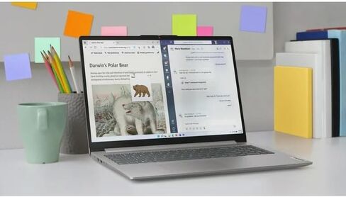 LENOVO IDEA PAD 3 LAPTOP باللون الرمادي AMD RYZEN 5 حتى 4.3 جيجا هرتز 15.6in FHD 8GB RAM 256GB SSD Backlit Keyboard Win 11 (ID3 - READPHED) in Kuwait