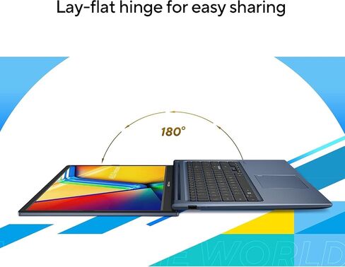 Asus Vivobook 15 جهاز كمبيوتر محمول عالي الأداء باللون الأزرق i5-core حتى 4.2 جيجا هرتز 8 جيجا بايت ذاكرة الوصول العشوائي 256GB SSD 15.6in FHD Web Cam W11 (F1504-متجدد) in Saudi Arabia
