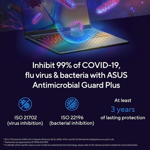 Asus Vivobook 15 جهاز كمبيوتر محمول عالي الأداء باللون الأزرق i5-core حتى 4.2 جيجا هرتز 8 جيجا بايت ذاكرة الوصول العشوائي 256GB SSD 15.6in FHD Web Cam W11 (F1504-متجدد) in Saudi Arabia