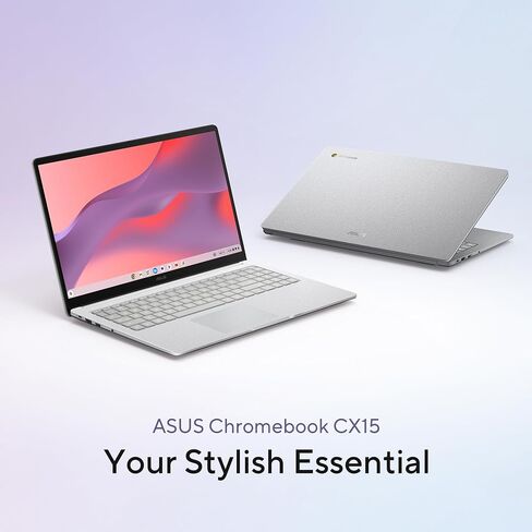 ASUS Chromebook CX15 LAPTOP ، 15.6 "شاشة مكافحة Glare FHD ، معالج Intel Celeron N4500 ، تخزين 128 جيجابايت ، ذاكرة الوصول العشوائي 8 جيجا بايت ، كروموس ، رمادي نقي ، CX1505CKA (متجدد) in Kuwait