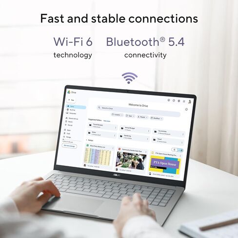 ASUS Chromebook CX15 LAPTOP ، 15.6 "شاشة مكافحة Glare FHD ، معالج Intel Celeron N4500 ، تخزين 128 جيجابايت ، ذاكرة الوصول العشوائي 8 جيجا بايت ، كروموس ، رمادي نقي ، CX1505CKA (متجدد) in Kuwait