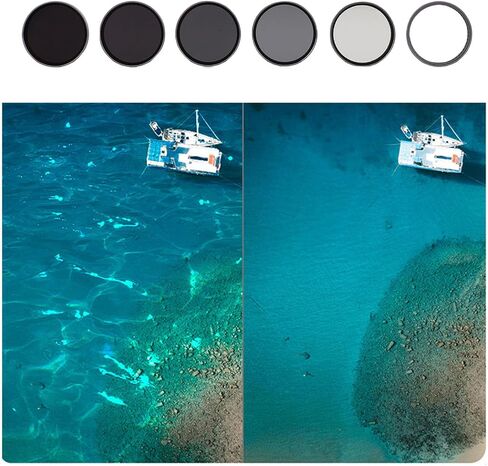 Aramox Ultra Violet و CPL و ND Filter مجموعة لعدسة الكاميرا الإثنية وعدسة HD خفيفة الوزن مع تقنية طبقة مزدوجة وإطار الألمنيوم من الدرجة الأولى in Saudi Arabia